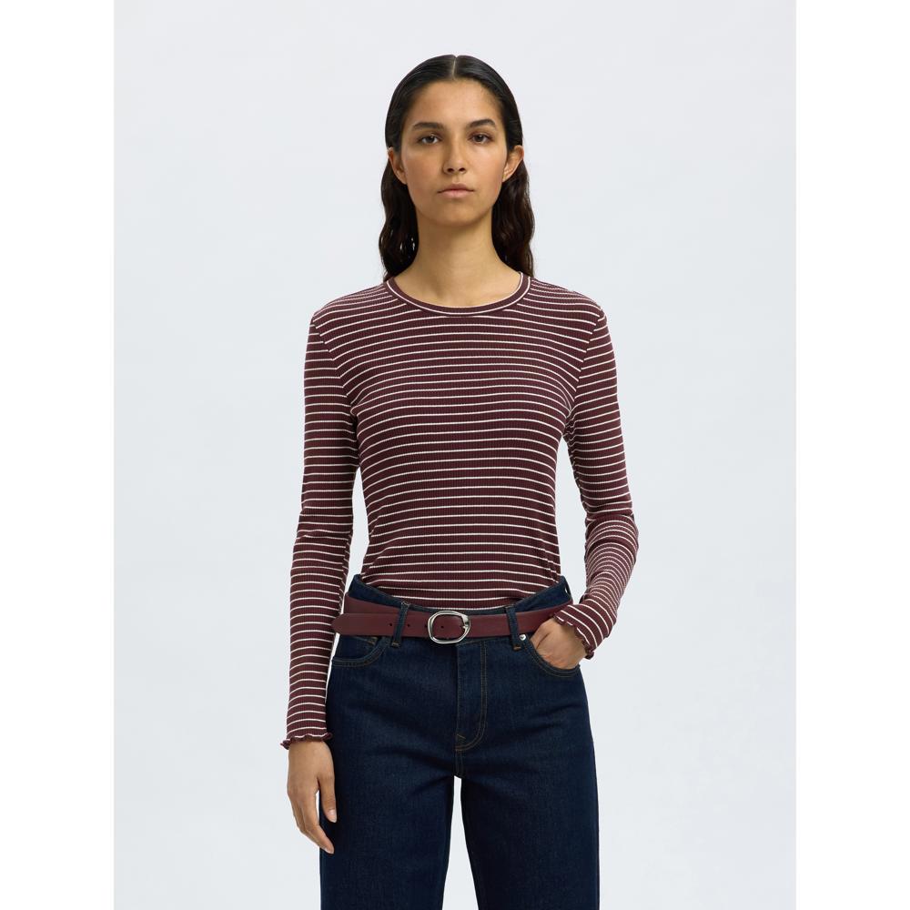 Selected Fanna Crew Neck T-Shirt